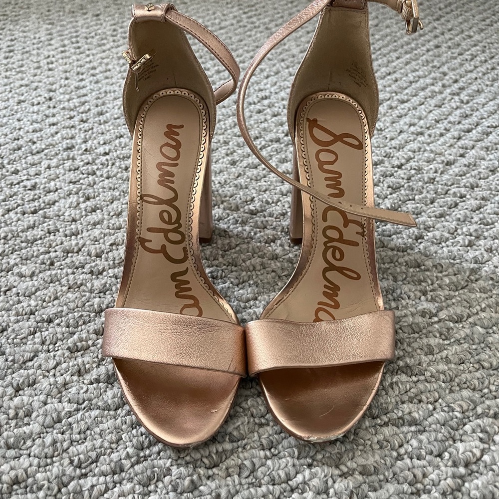 Sam Edelman Women's Rose Gold Heels
